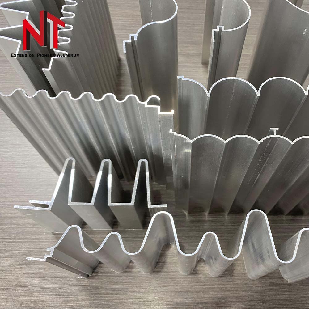 Nuotuo Export Manufacturer Factory Price Building Material Great Wall aluminum profile Wavy Aluminium profile