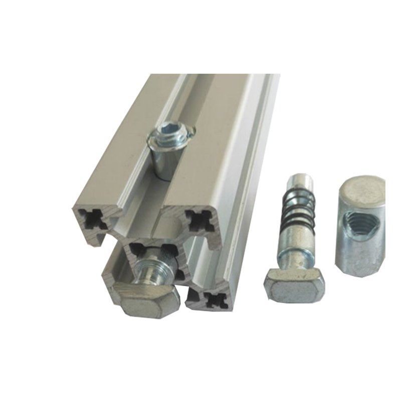 T Slot Rail metal quick connector Accessories for Aluminum Profiles