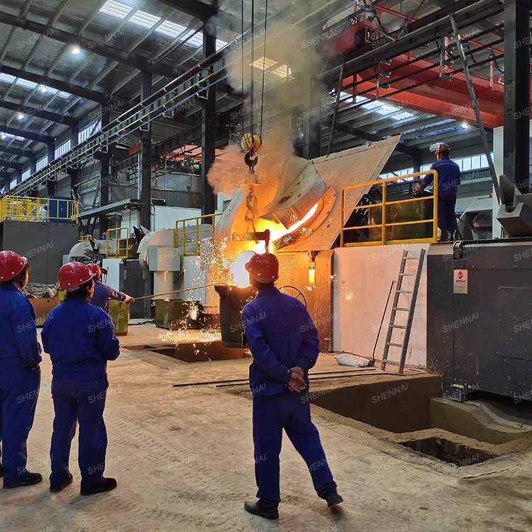 100Kg-20Ton Furnace For Aluminium Scrap Metal To Ingots Plant Electric Stove Induction Oven