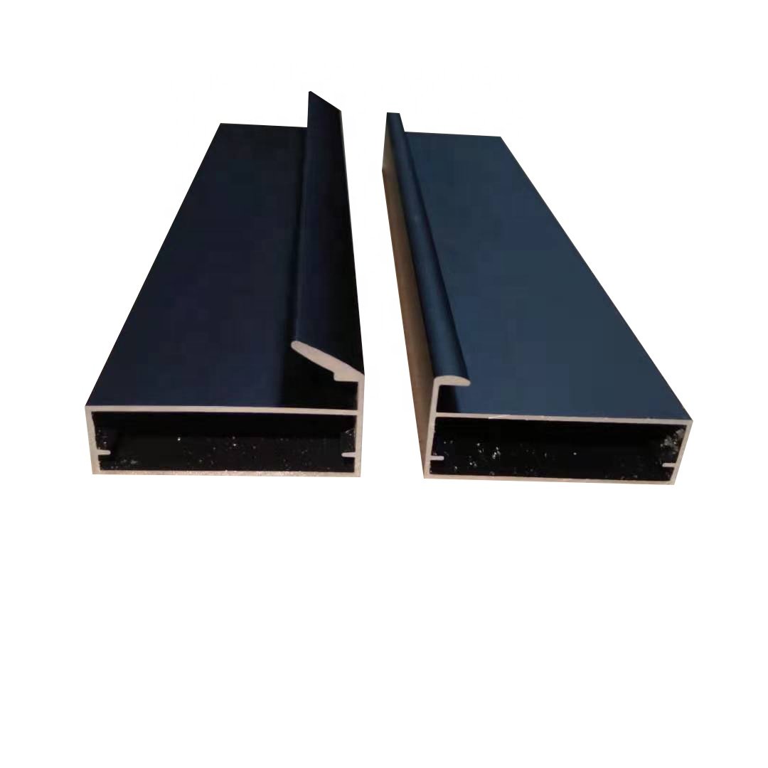 Customized CNC Extrusion Aluminum Cabinet Door Frame Profile Anodized Aluminum Glass Door Frame Profile