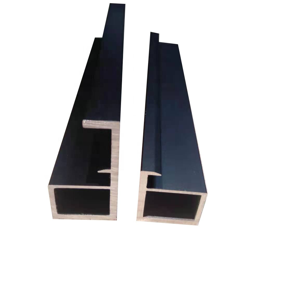 Customized CNC Extrusion Aluminum Cabinet Door Frame Profile Anodized Aluminum Glass Door Frame Profile