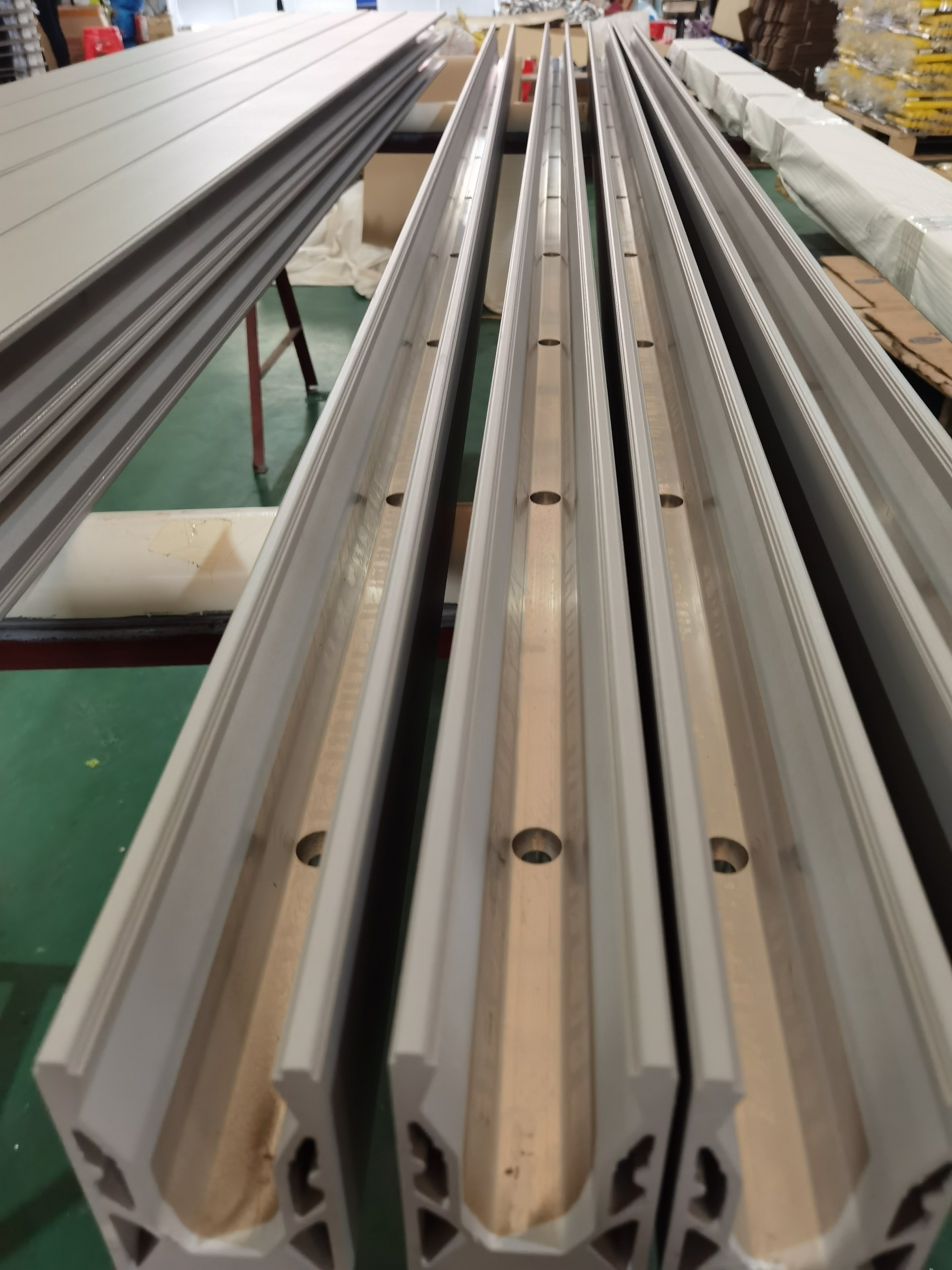 Manufacturer Aluminium Glass Profile U Channel Aluminium Railing Post Base Profiles For Glass Handrail Balustrade