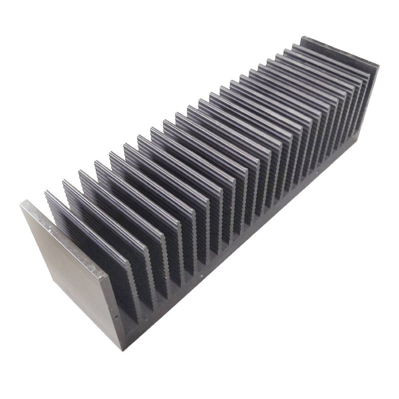 High Power Amplifier Heat Sink 300(W)*85(H)*80 (L)mm Custom CNC Processed Large Aluminum Heatsink