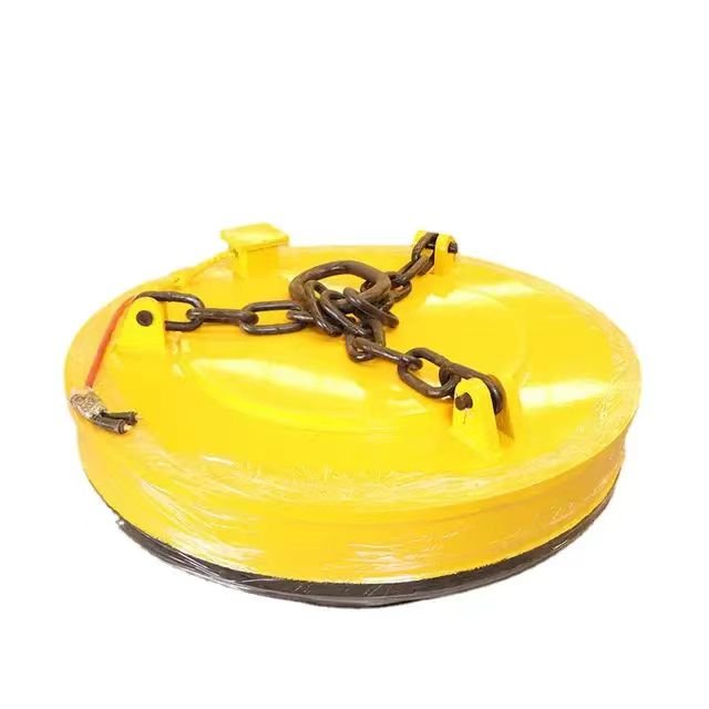 Electric oval magnet plate car bed circular magnetic chuck lift electromagnet