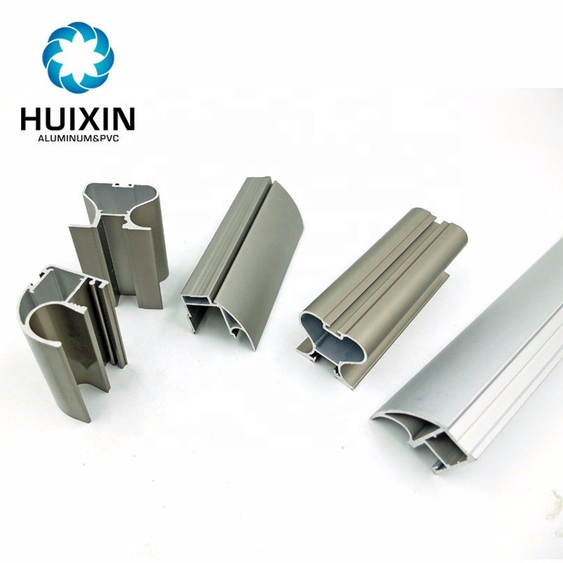 Different sizes customized 6063-T5 aluminum profile importers for wardrobe sliding door