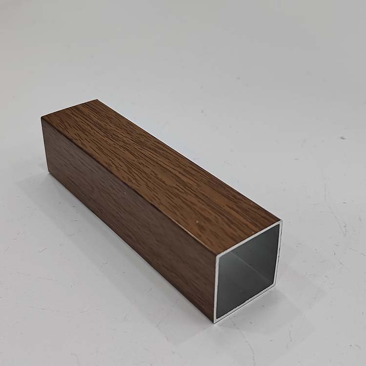 China wood grain aluminium extrusion factory aluminium window profile custom aluminum profile
