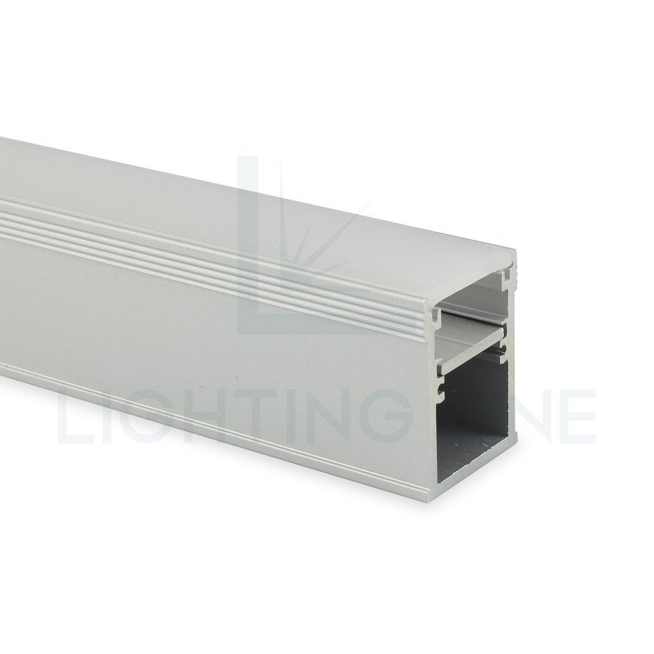 Good Cost Effectiveness 20x26mm wWalkable Floor-Recessed Aluminum Profile Silver Oxidised 2 Meter