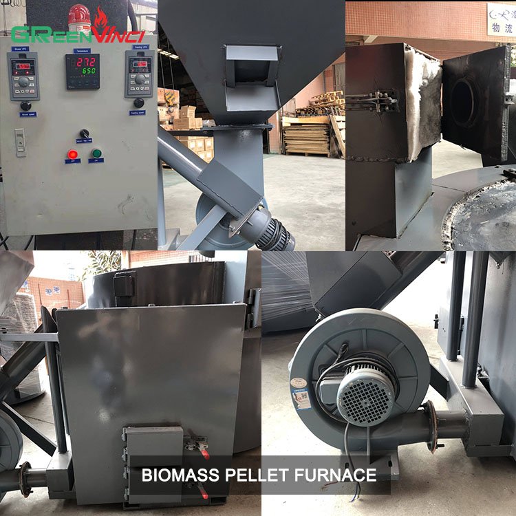 Davinci factory wholesale 300 500 800 1000kg biomass pellet aluminum ingot aluminium scrap can melting furnace