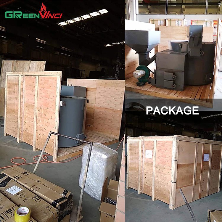 Davinci factory wholesale 300 500 800 1000kg biomass pellet aluminum ingot aluminium scrap can melting furnace