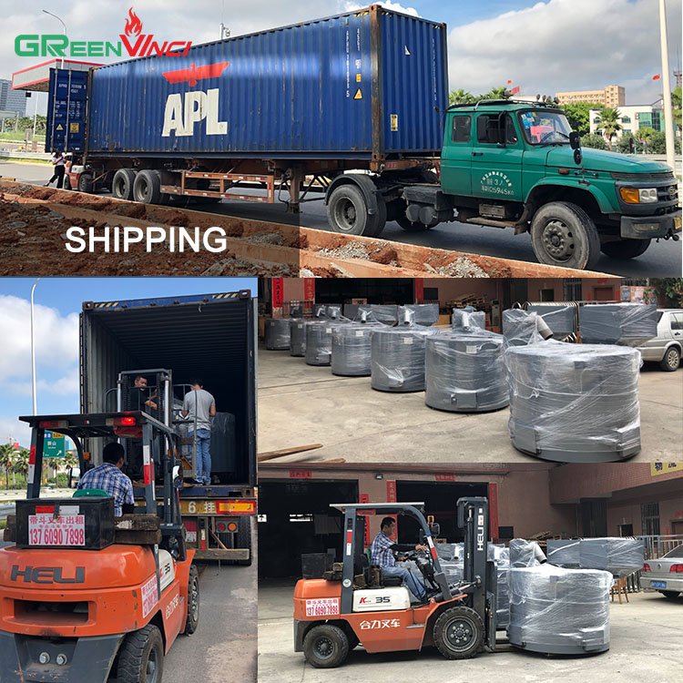 Davinci factory wholesale 300 500 800 1000kg biomass pellet aluminum ingot aluminium scrap can melting furnace