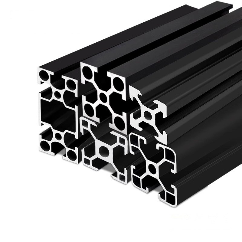20*20 custom aluminum profile for LCD display floor mounting stand frame 2020 V slot T slot industrial aluminum profile