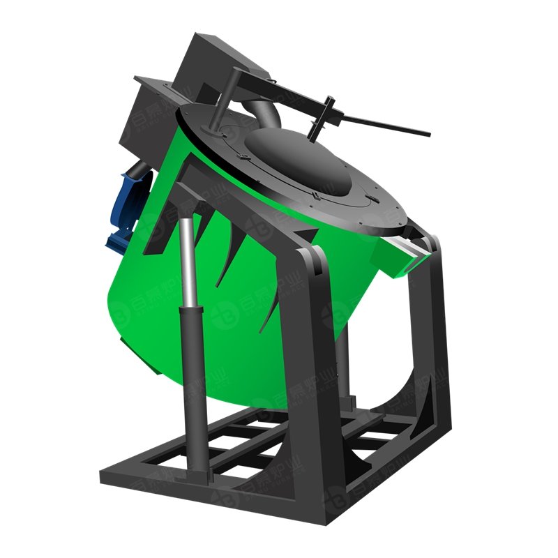 1000kg Melting Furnace 1000kg Tilting Type Oil Fired aluminum/copper/zinc Melting Furnace