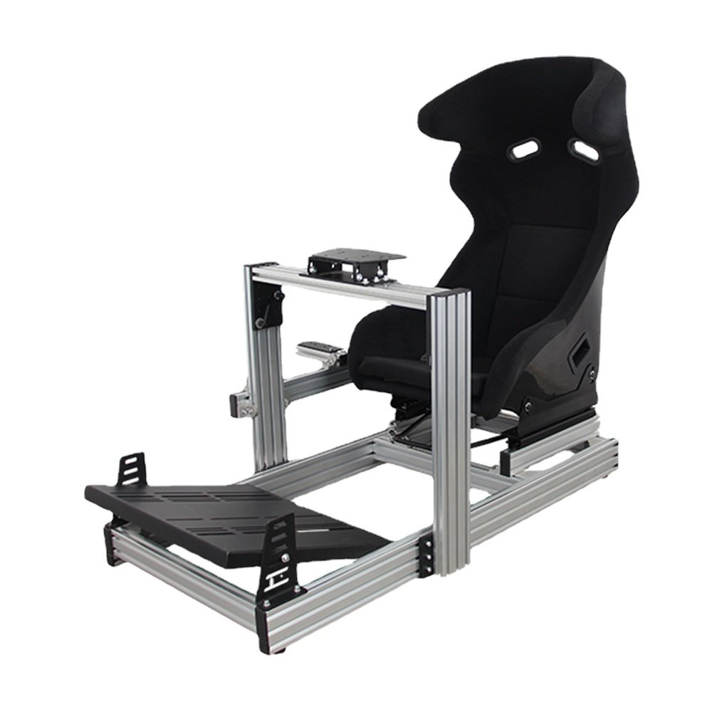 Best Sim Racing Seat 4080 t-slot Aluminum Profile Gaming Car Truck Driving Simulator Chair DIY Sim Racing Cockpit Sim Rig