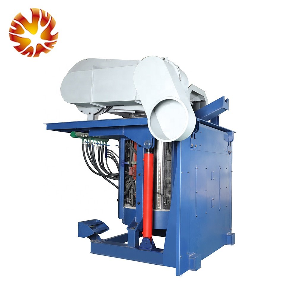 HTGP Iron melting furnace 1 2 5 6 8 10 ton MF induction steel melting furnace steel industrial melting furnace for sale