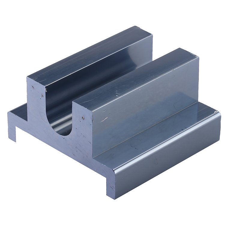 Customized shapes 60 degrees angle powder coated aluminium profile channel