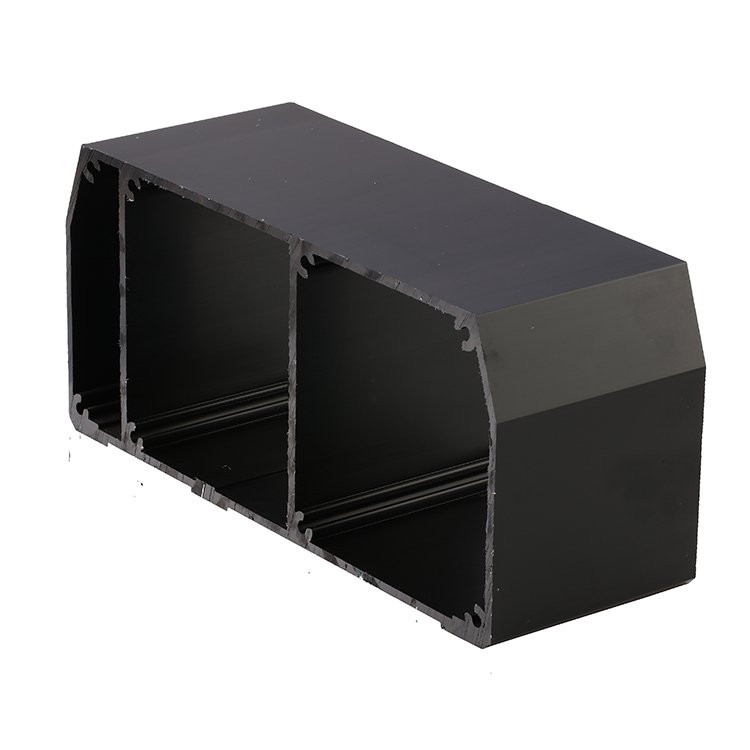 Customized shapes 60 degrees angle powder coated aluminium profile channel