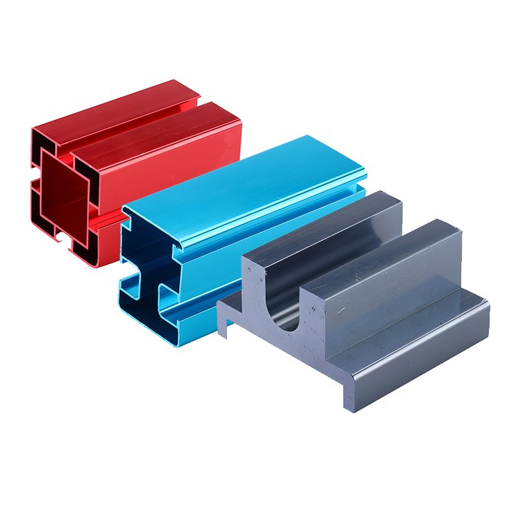 Customized shapes 60 degrees angle powder coated aluminium profile channel