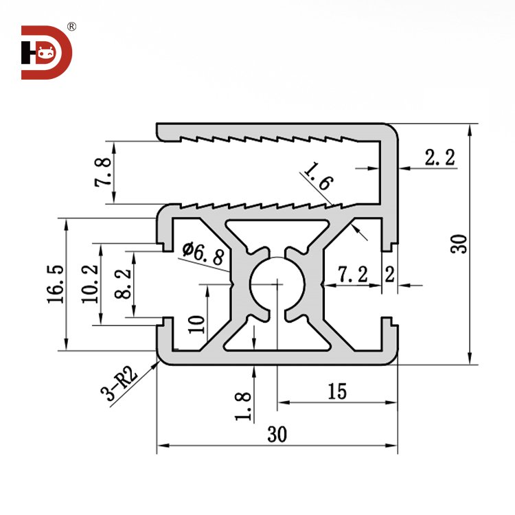 Fence aluminum profiles 3030/4040/4060mechanical protective fence profiles machine hood warehouse workshop safety protection net