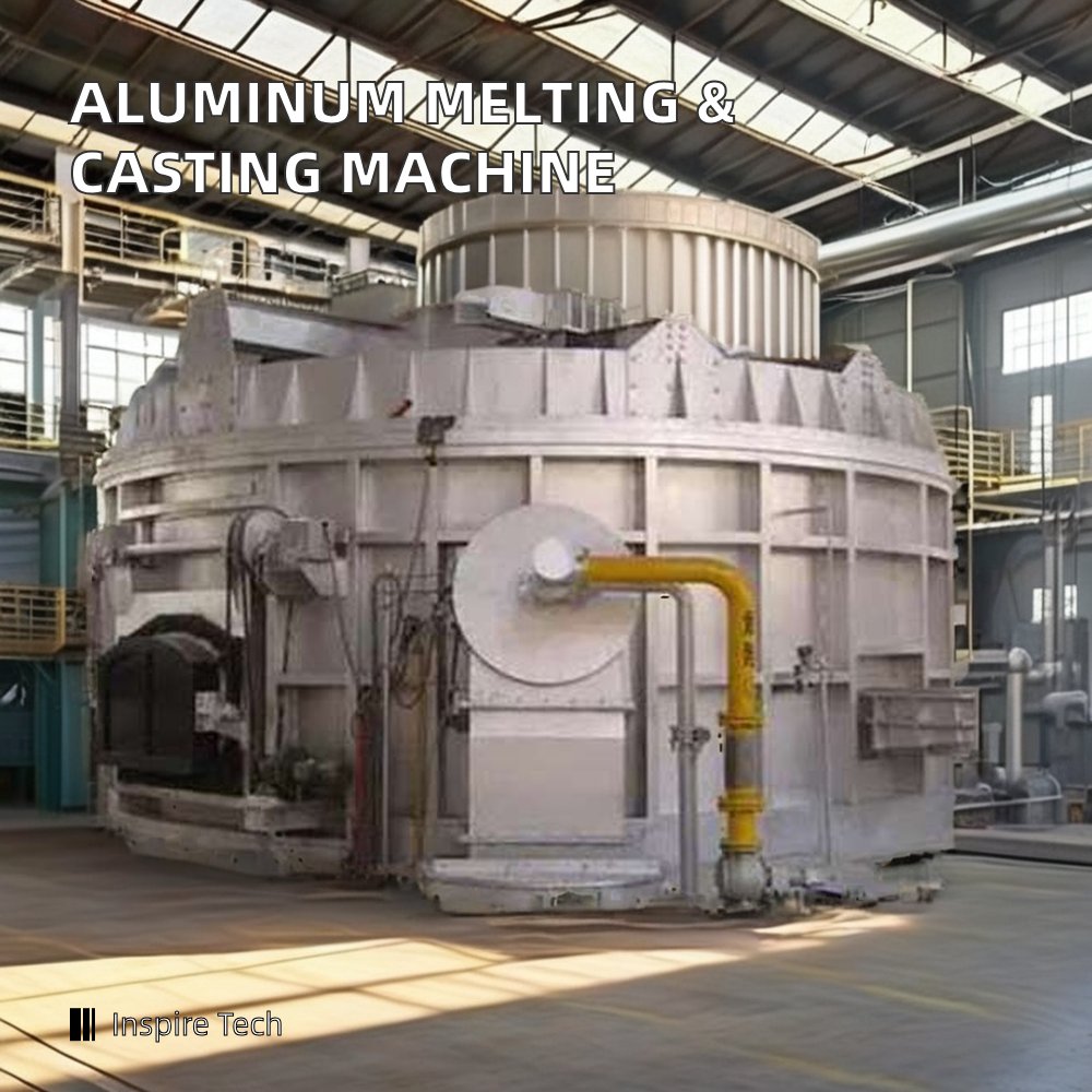 New Small Scrap Aluminum Induction Furnace with Ingot Casting Machine Engine Motor Pump Bearing Core Components