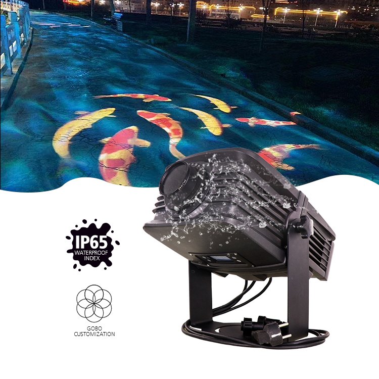 outdoor big power 300w waterproof led gobo image logo projector