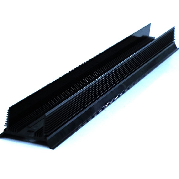 Aluminium Profile High Quality Ruiquan Offer 6061 6063 Black Anodizing Aluminium Profile for the LED Lighting Heat Sink