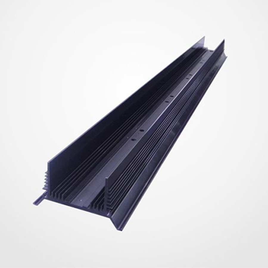 Aluminium Profile High Quality Ruiquan Offer 6061 6063 Black Anodizing Aluminium Profile for the LED Lighting Heat Sink