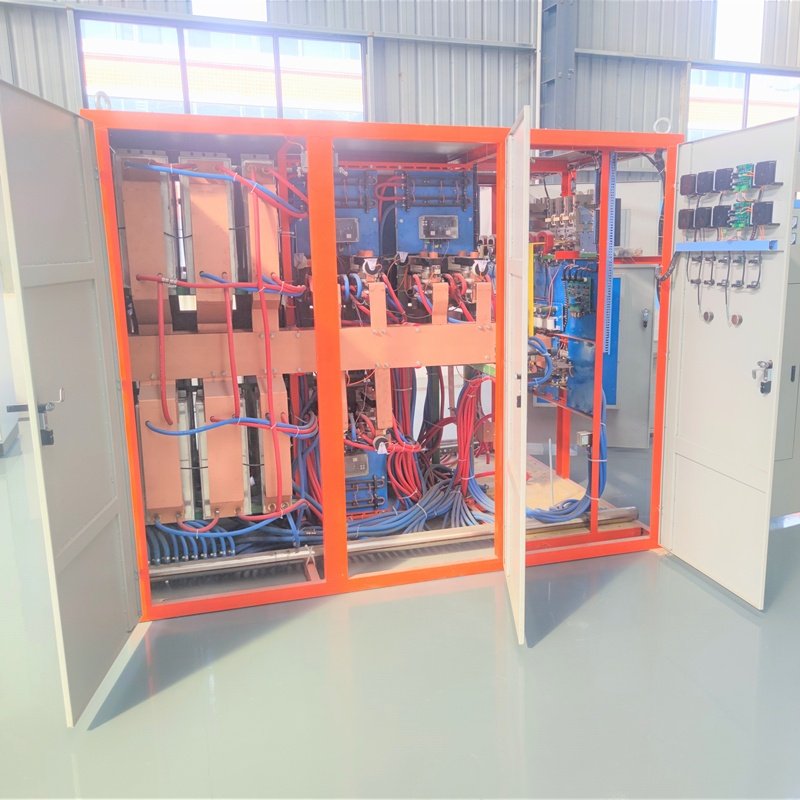80HZ 1000HZ medium frequency aluminum melting induction stirring furnace for alloy ingots