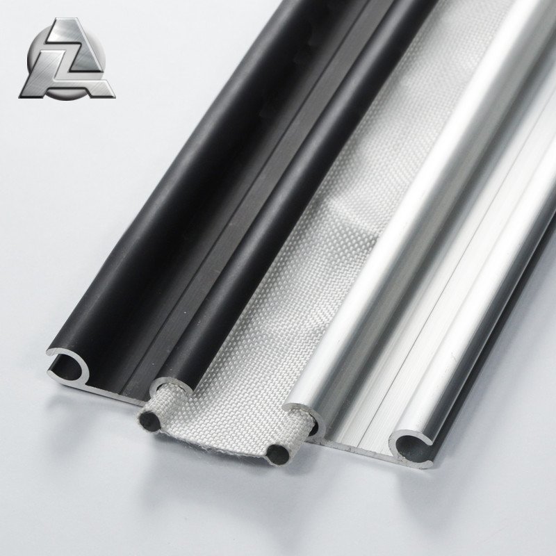 Outdoor anodized extruded alu aluminum alloy awning sail track profile keder rail