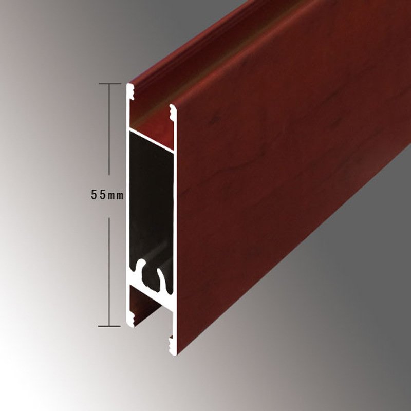 China aluminum extrusion factory produce new design aluminum profile wooden grain aluminum profile