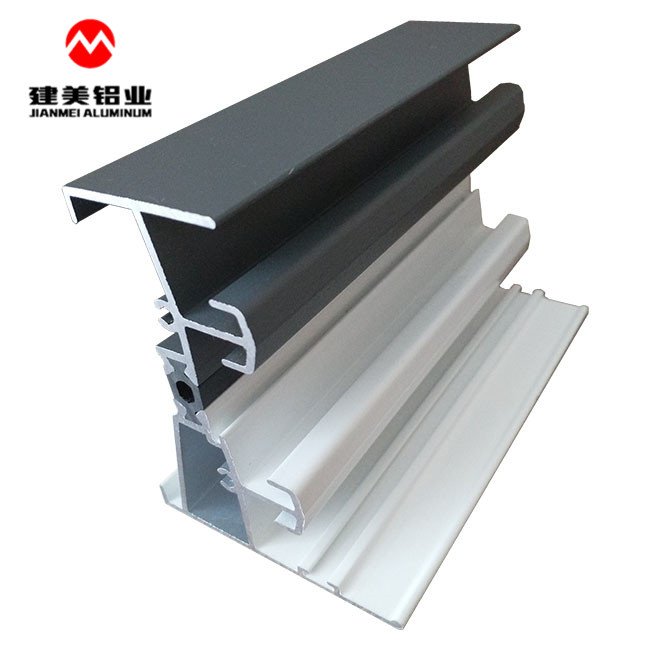 Factory Custom Aluminium Extrusion Profile Materials Square Tube Aluminum Folding Door Section In China