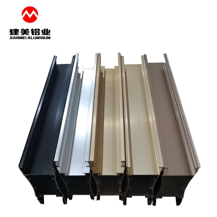 Factory Custom Aluminium Extrusion Profile Materials Square Tube Aluminum Folding Door Section In China