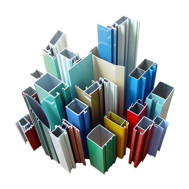 Factory Custom Aluminium Extrusion Profile Materials Square Tube Aluminum Folding Door Section In China