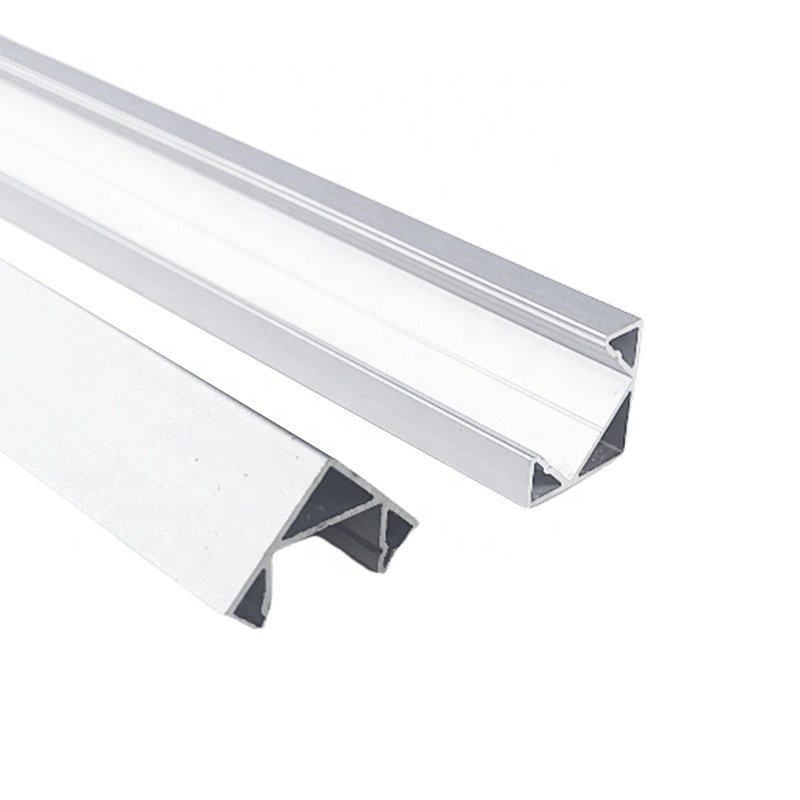 New style hot sales Grooved Stair Nosing Edge Led Step Aluminum Profile for Walking Area Lighting