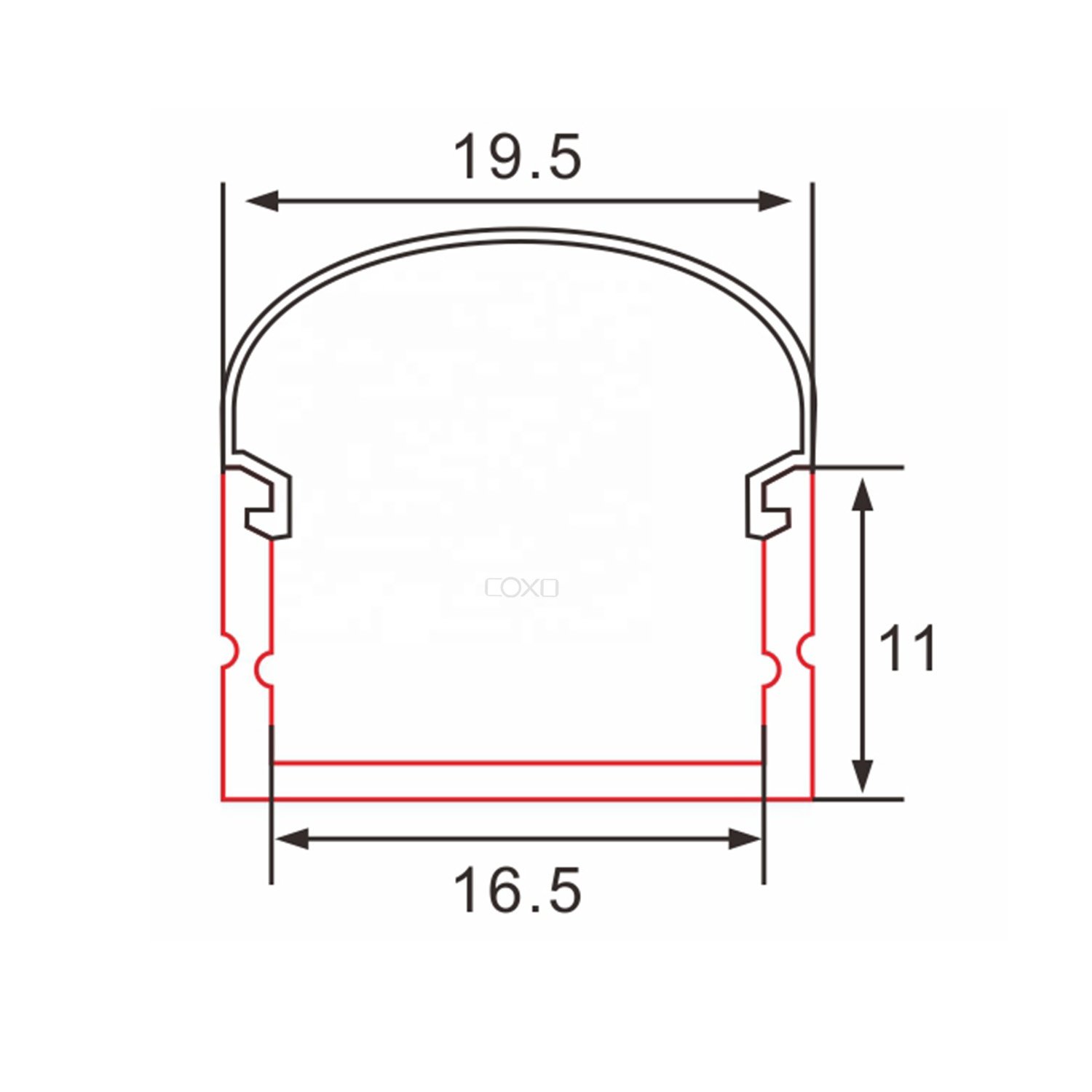 C057A Led Aluminum profile channel