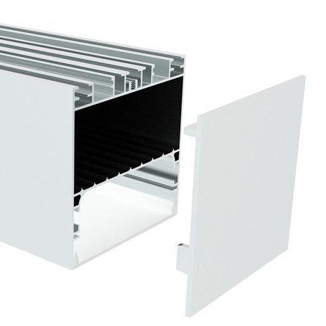 78*78mm Led Aluminium Profiles For Led Lighting Bar / Light Box Aluminum Profile