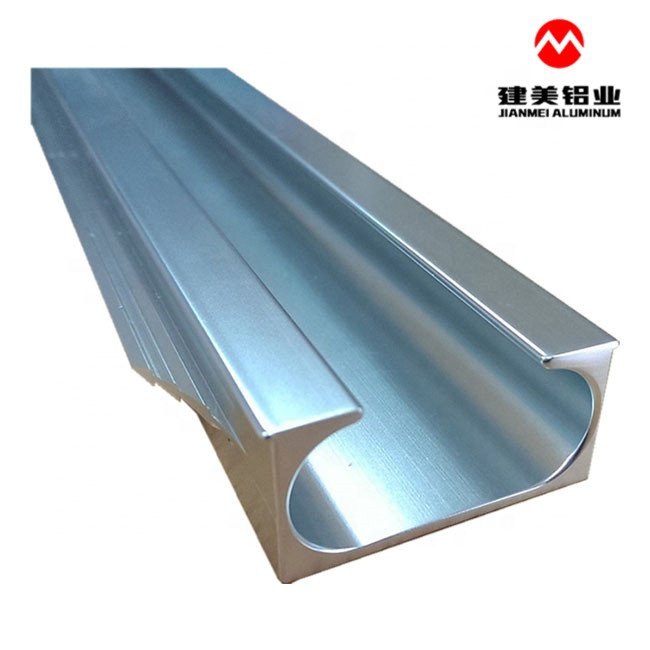 Powder Coated Brushed G Kitchen Handle Pulls 6063 T5 Aluminum Profiles Exported To India