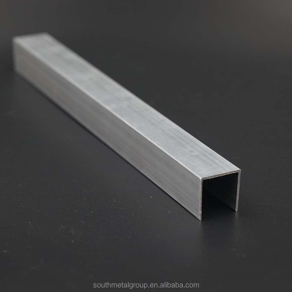 6000 series U shaped aluminum corner angles aluminum extrusion profiles
