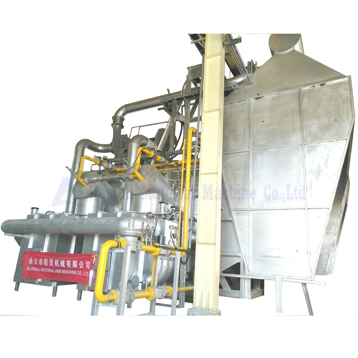 LPG Aluminum Scrap Melting Furnace For Aluminum Billet Cast House