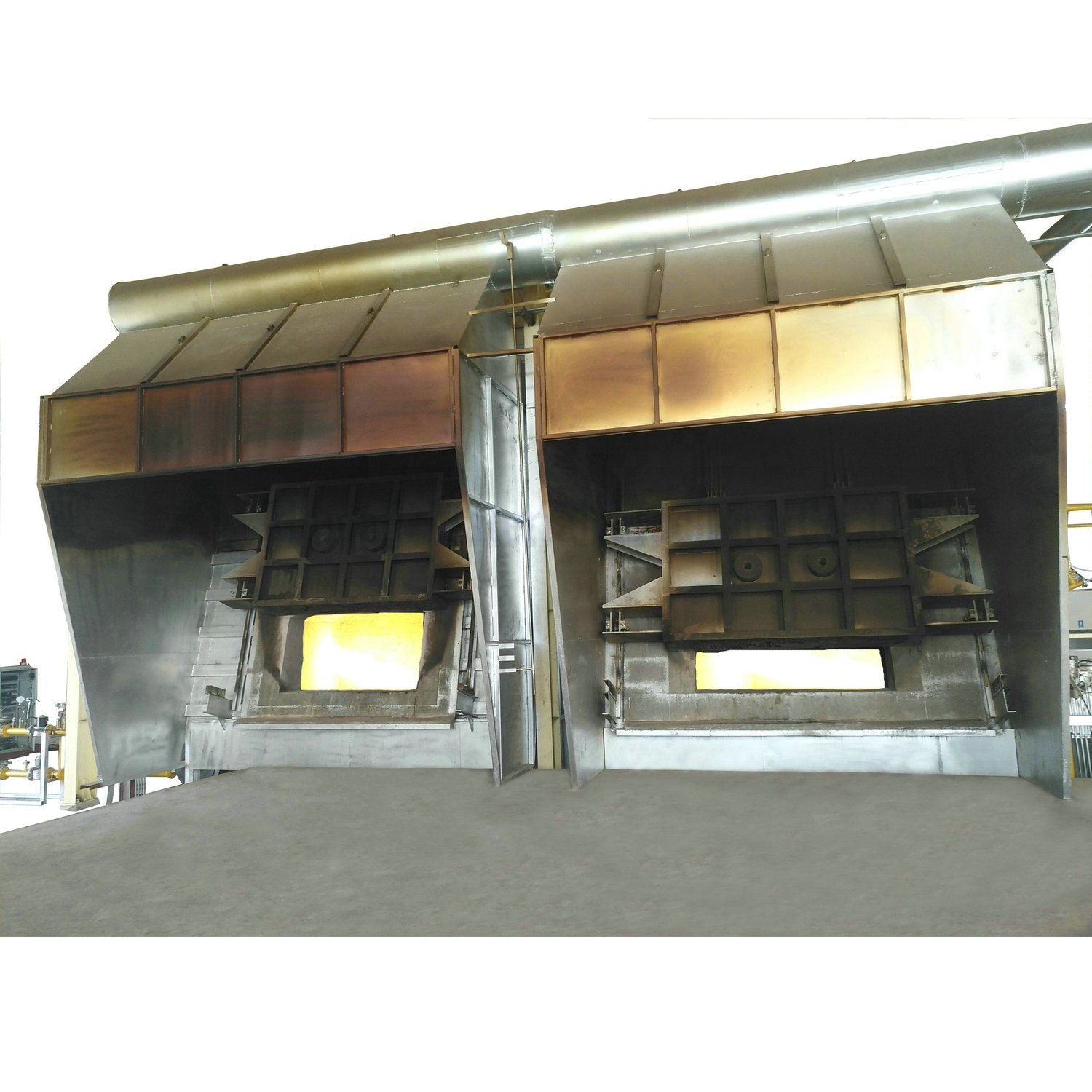 LPG Aluminum Scrap Melting Furnace For Aluminum Billet Cast House