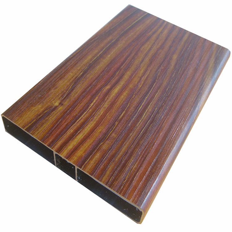 Wow!! custom oak,teak wood grain aluminium extrusion profile factory China/door and window frame wood aluminium price per kg