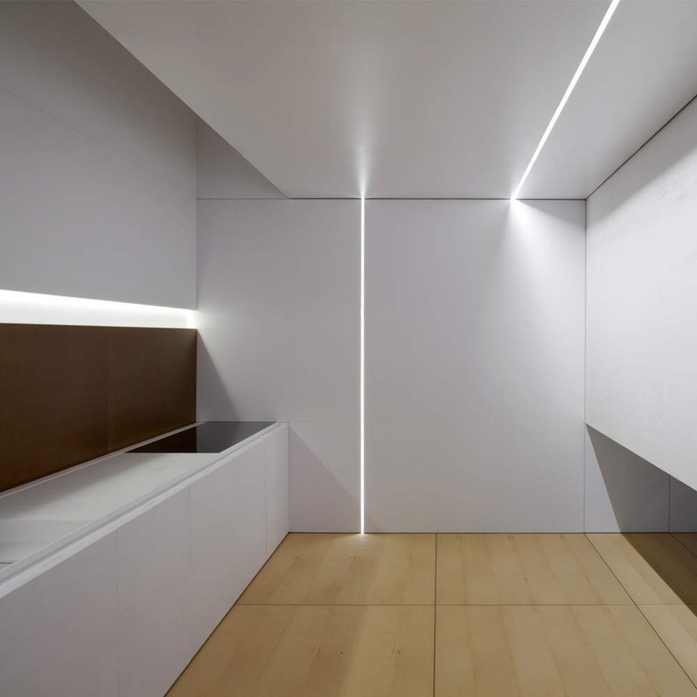 Gypsum Hide Led Strip Aluminium Profile Light ALU Plaster-in Recessed Slim Drywall Aluminum Channel Led Aluminium Profile