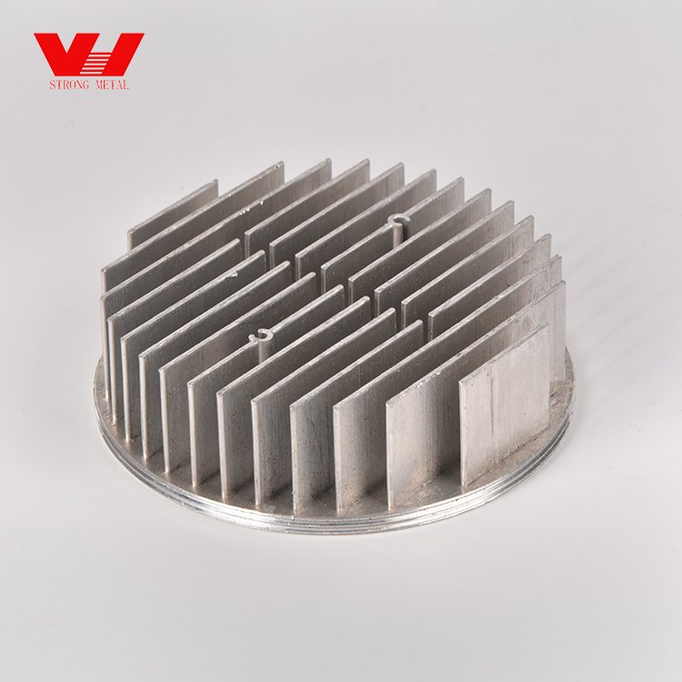 Round Aluminum Profiles Heatsink LED Radiator LED 50W, Large Aluminum Heat Sink for Power Amplifier