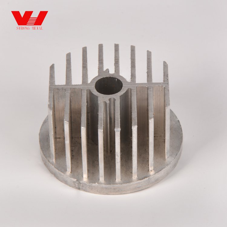 Round Aluminum Profiles Heatsink LED Radiator LED 50W, Large Aluminum Heat Sink for Power Amplifier