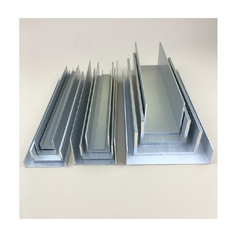 U shaped Aluminum channel extruded Corrosion resistance aluminum profile slid track