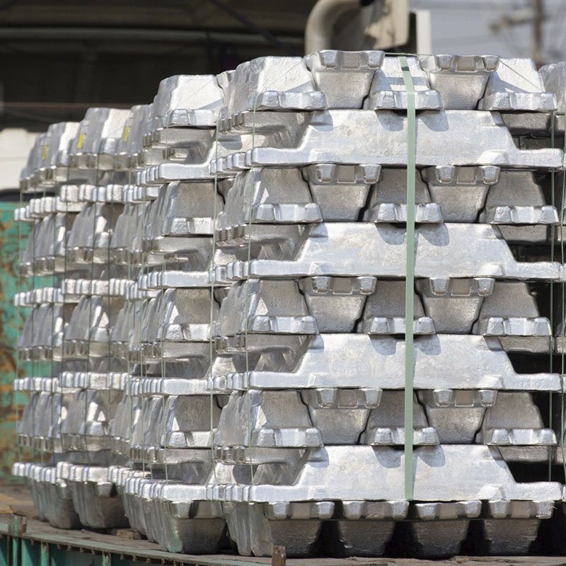 Factory Sales 99.995% High Purity Zinc Ingot A7 Aluminum Ingot A8 Specification 99.7% For Resale