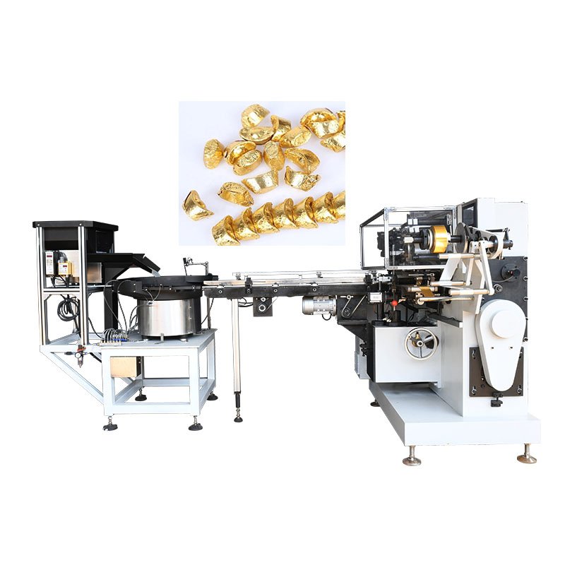 Gold Ingot-shaped Chocolate Wrapping Machine