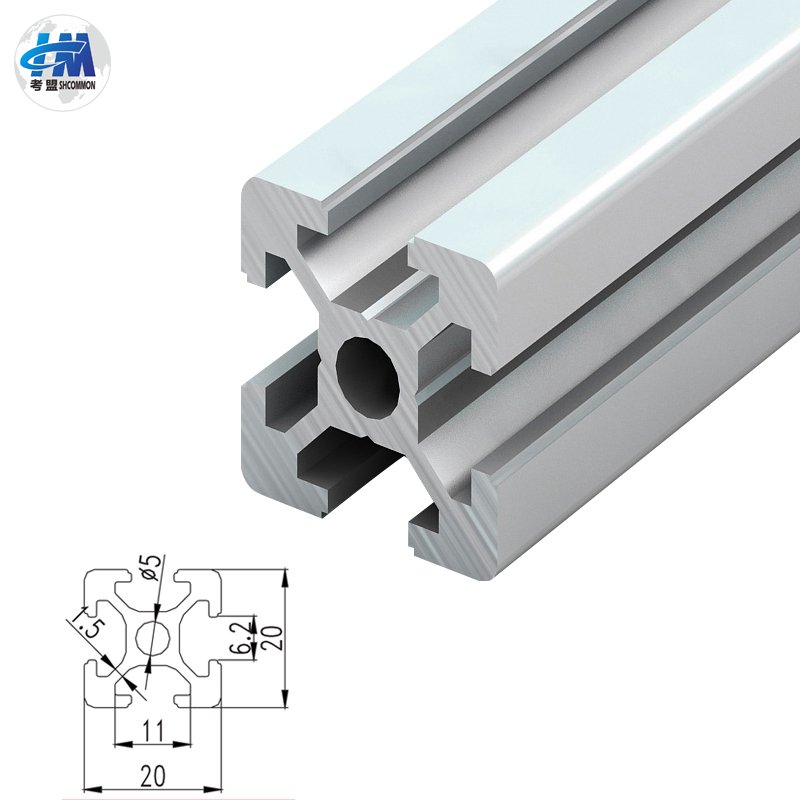 OEM Aluminium Manufacturing T Slot Aluminum Extrusions Profile