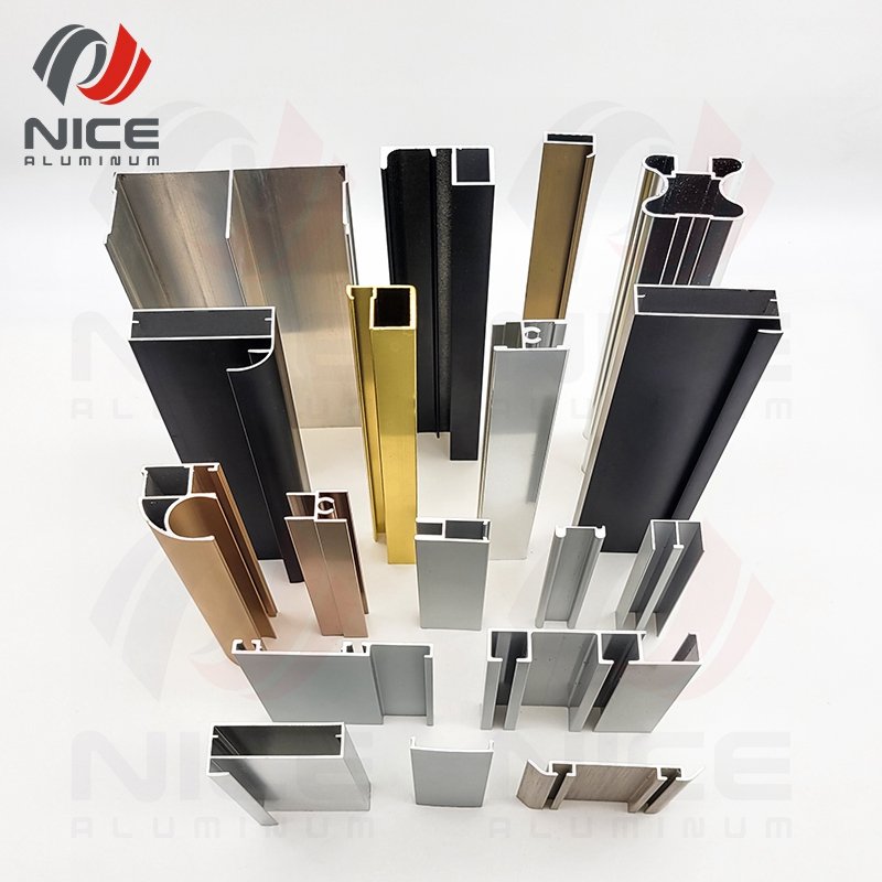 Custom Aluminum Profile for Doors and Windows Used in Construction and Industry Different Surface Treatment