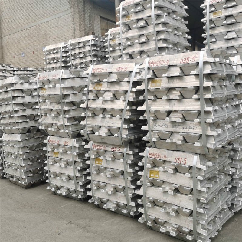 a1100 a360 a7 99.7% 96% aluminum series ingot aluminum alloy adc12 LME ingot price