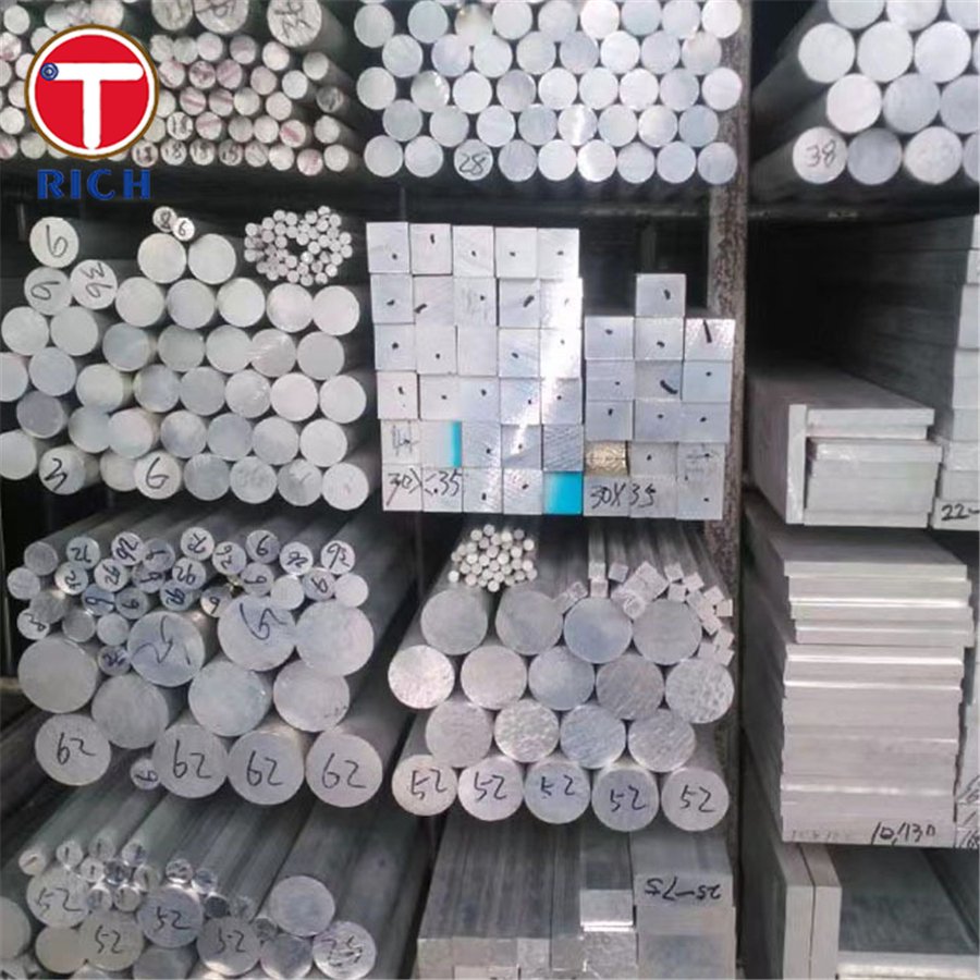 ASTM B211 6063 Cold Drawn Forging Solid Ingot Aluminum Aluminium Billets Rod Bar For Building Material
